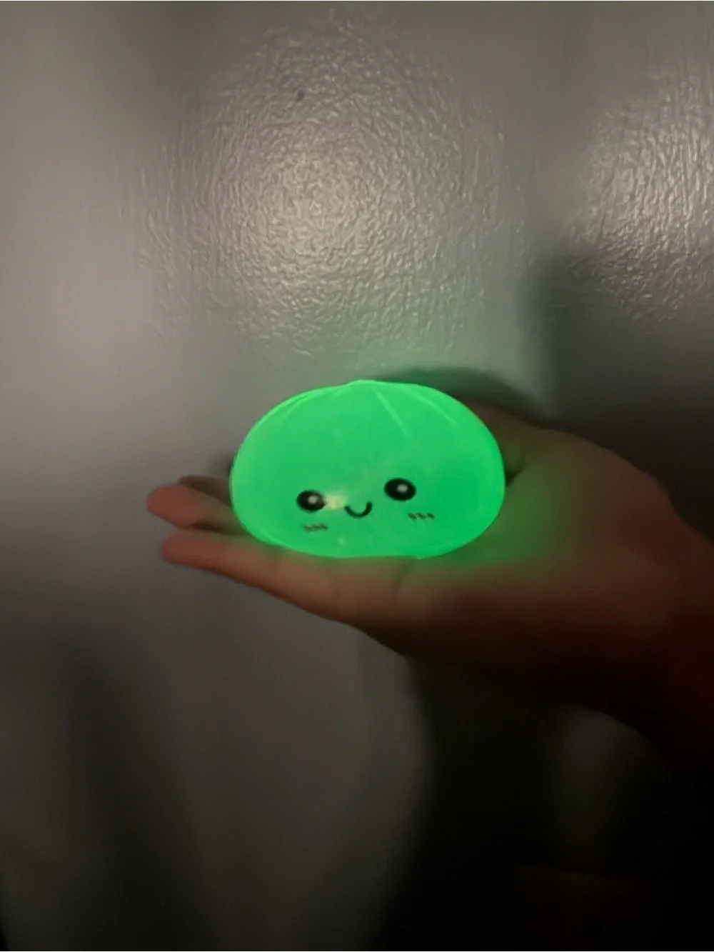 Glowing Squishy Bun Set - Green Glow